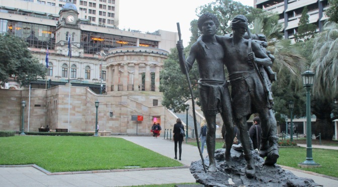Brisbane’s ANZAC Square and nearby buildings